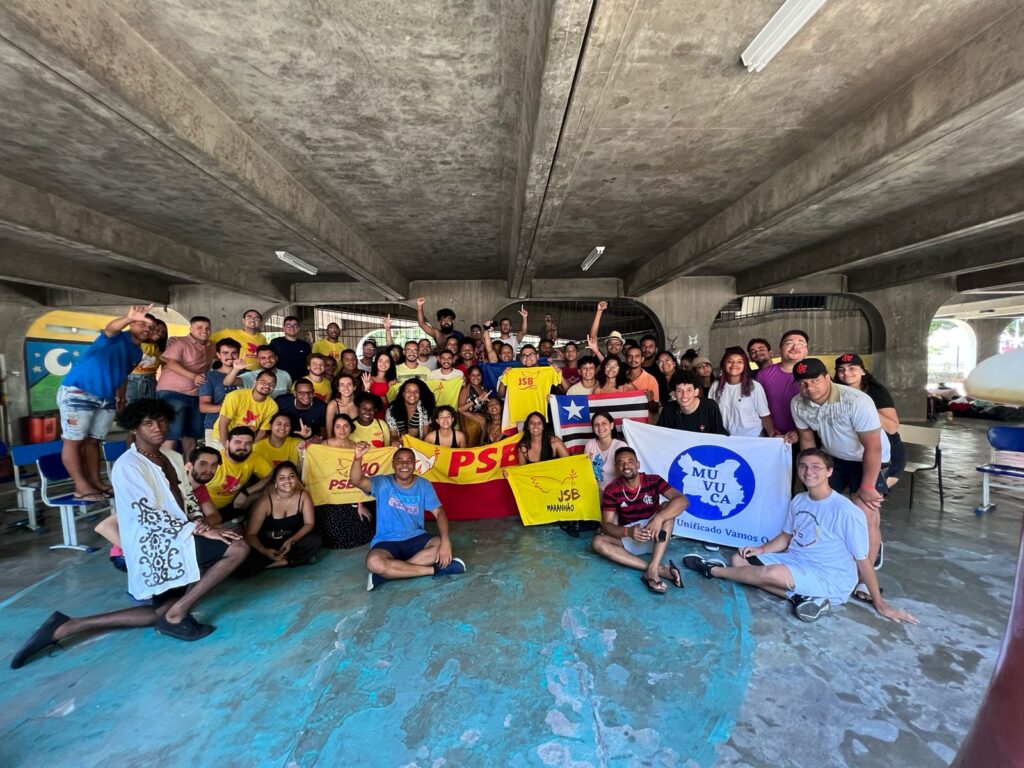 Juventude Socialista Brasileira durante a 13º Bienal da UNE. Foto: JSB.