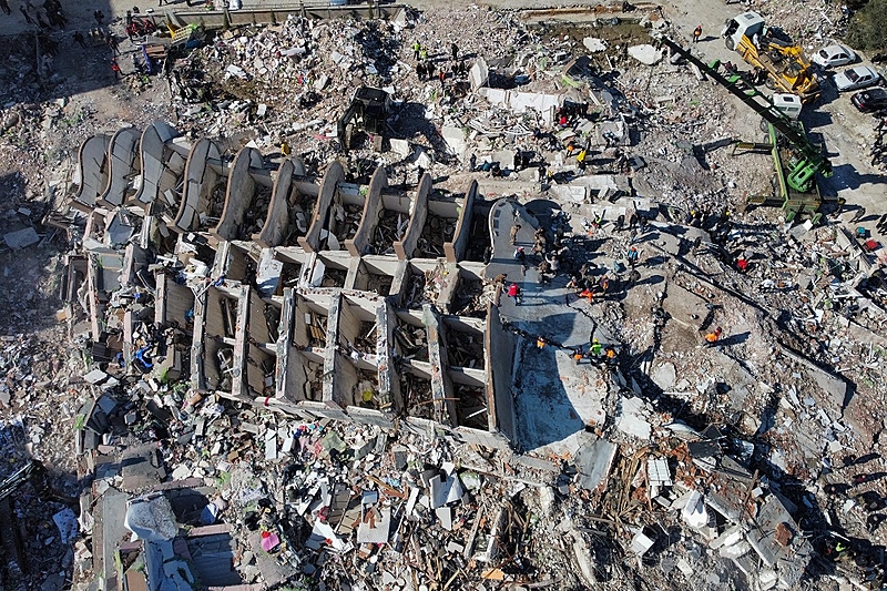 Terremoto aconteceu na última segunda (6), causando as mortes de milhares de pessoas - Demiroren News Agency/AFP