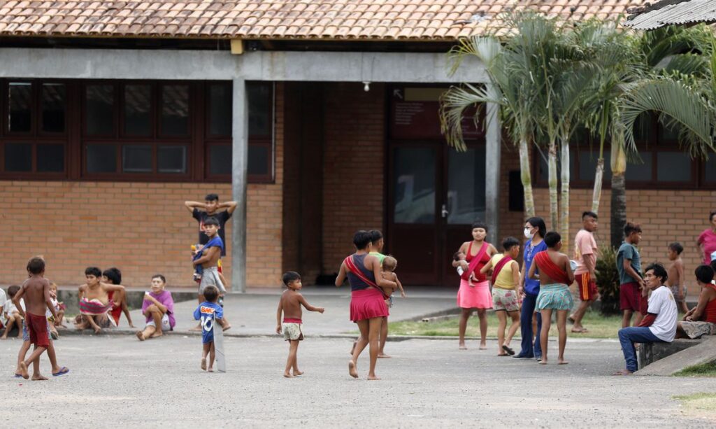 Governo instala antenas para prover internet na terra Yanomami. Foto: Fernando Frazão/Agência Brasil.